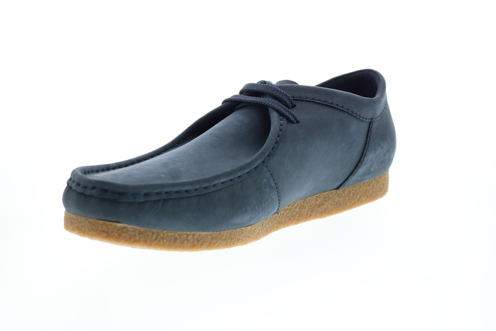 Clarks Shacre 26159433 Mens Blue Nubuck Oxfords & Lace Ups